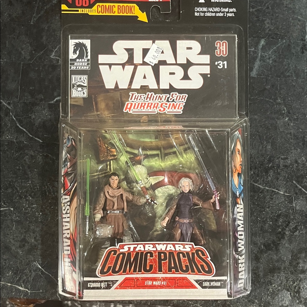 Star Wars Comic Packs - Asharad Hett & Dark Woman Figures